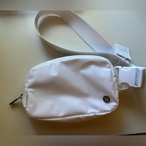 Lululemon belt bag. White. Brand new with tags